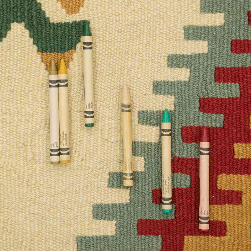 Nueva Alfombra Turca Kilim - 117 cm x 190 cm - K0081912