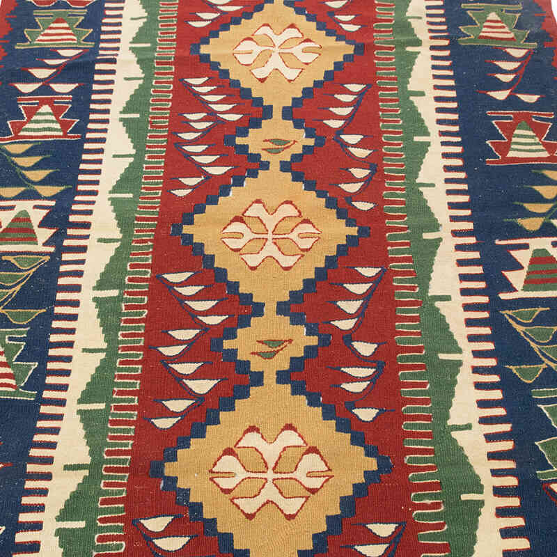 New Handwoven Turkish Kilim Rug - 3' 9" x 5' 7" (45" x 67") - K0081914