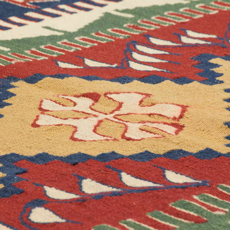 New Handwoven Turkish Kilim Rug - 3' 9" x 5' 7" (45" x 67") - K0081914