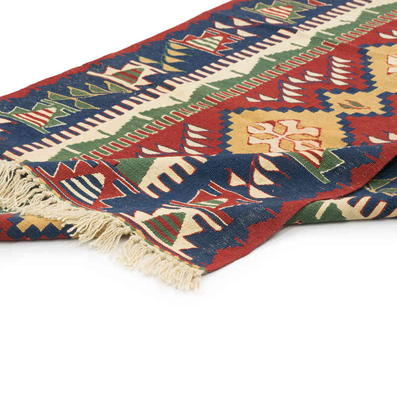 New Handwoven Turkish Kilim Rug - 3' 9" x 5' 7" (45" x 67") - K0081914