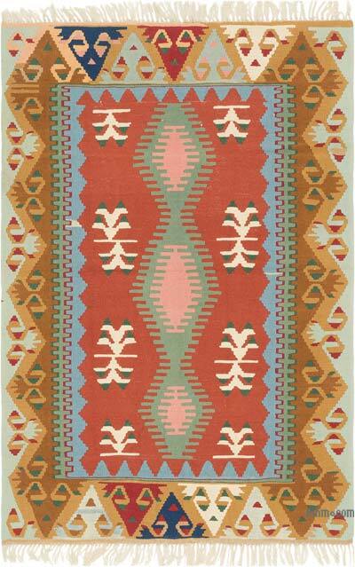 Yeni Kök Boya El Dokuma Kilim - 125 cm x 184 cm