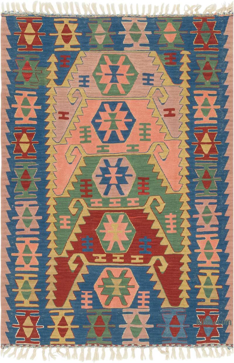 Nueva Alfombra Turca Kilim - 111 cm x 160 cm - K0081917