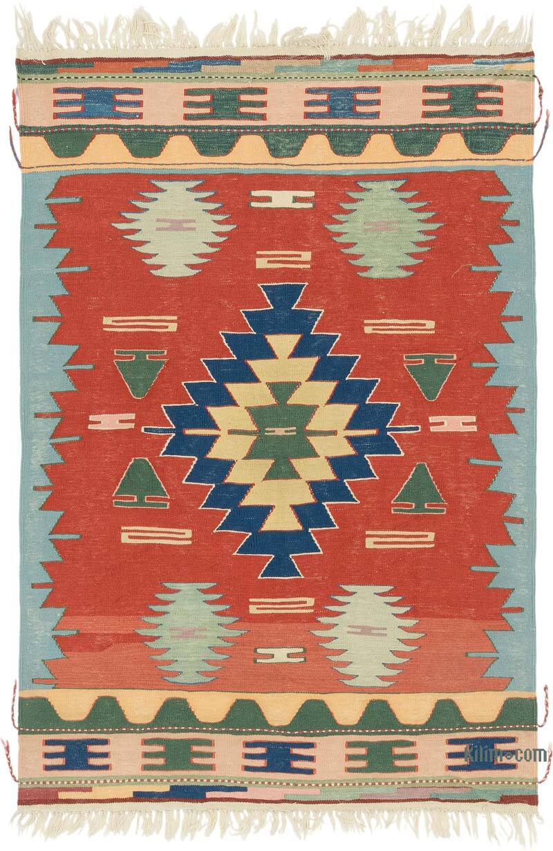 Nueva Alfombra Turca Kilim - 118 cm x 174 cm - K0081918