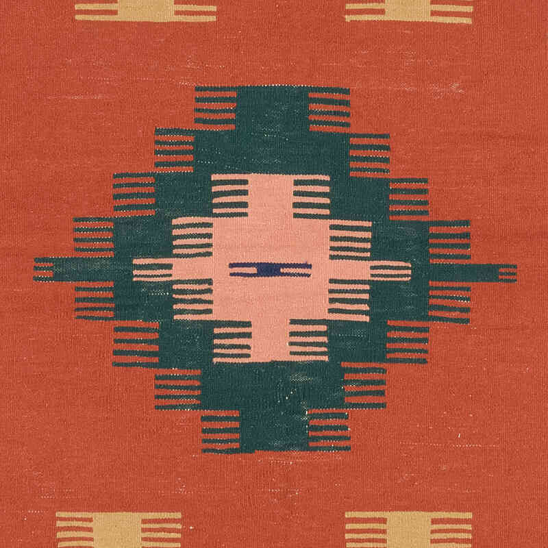 Yeni Kök Boya El Dokuma Kilim - 113 cm x 177 cm - K0081920