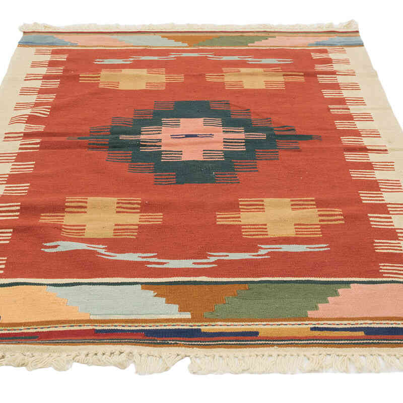 Yeni Kök Boya El Dokuma Kilim - 113 cm x 177 cm - K0081920