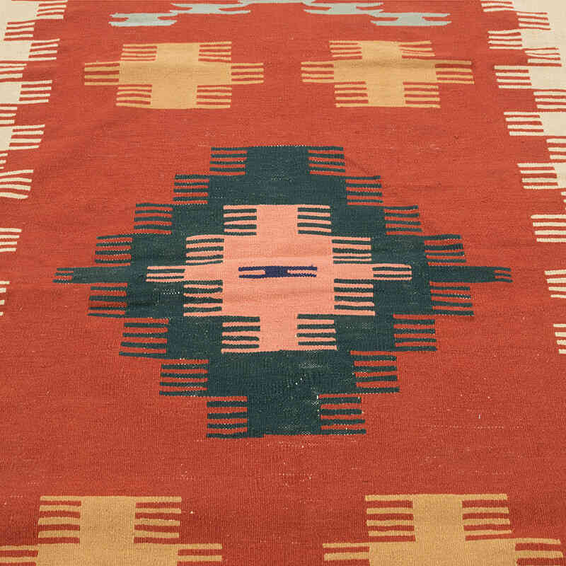 Yeni Kök Boya El Dokuma Kilim - 113 cm x 177 cm - K0081920