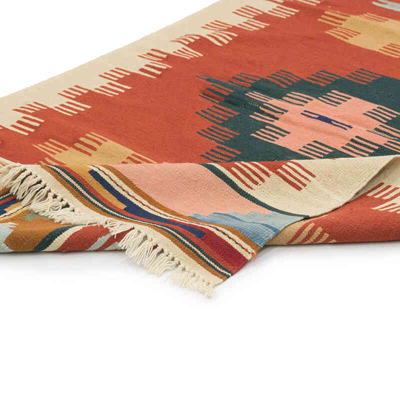 Yeni Kök Boya El Dokuma Kilim - 113 cm x 177 cm - K0081920