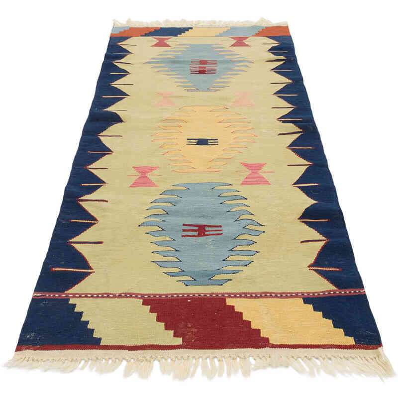 Nueva Alfombra Turca Kilim - 79 cm x 211 cm - K0081922