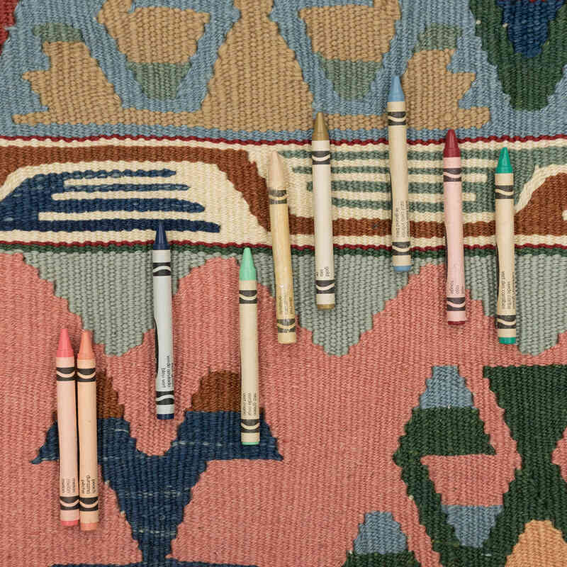 New Handwoven Turkish Kilim Rug - 3' 10" x 5' 9" (46" x 69") - K0081927