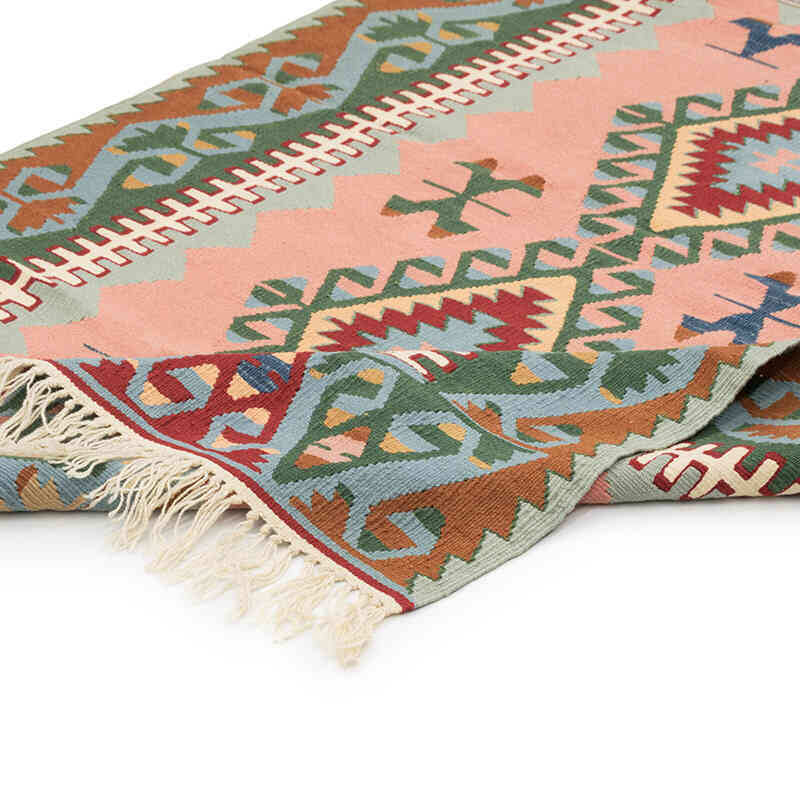 New Handwoven Turkish Kilim Rug - 3' 10" x 5' 9" (46" x 69") - K0081927
