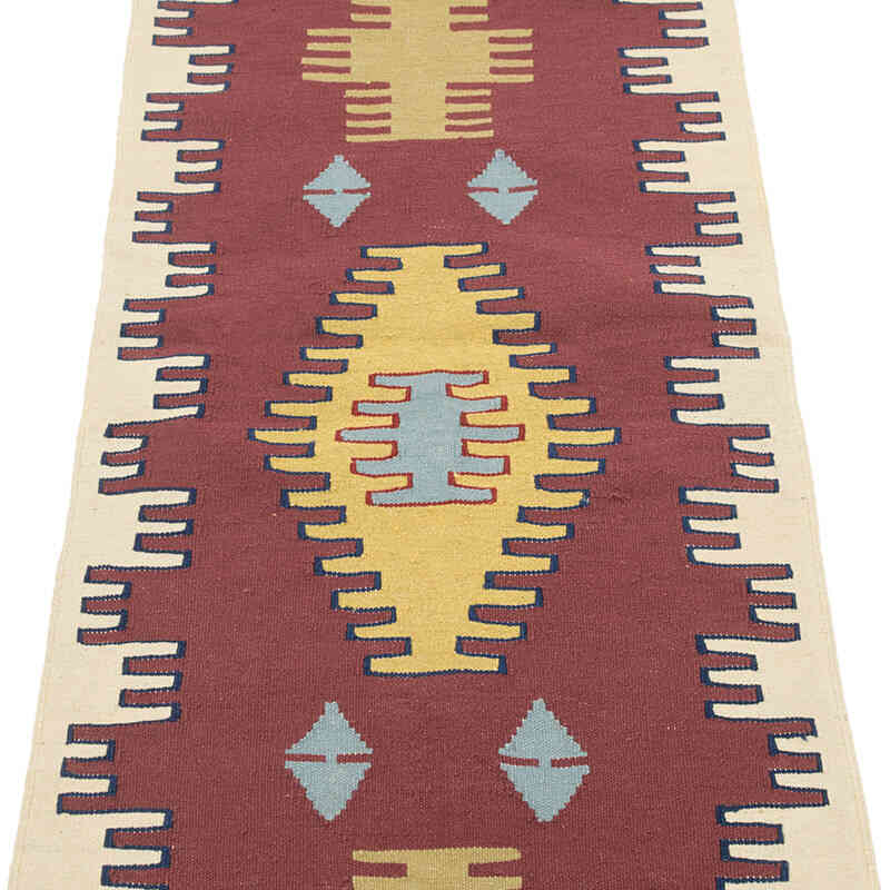 Yeni Kök Boya El Dokuma Kilim - 63 cm x 172 cm - K0081929