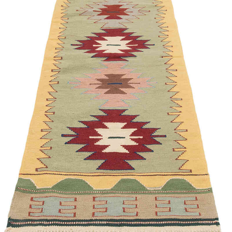 Yeni Kök Boya El Dokuma Kilim - 65 cm x 180 cm - K0081931