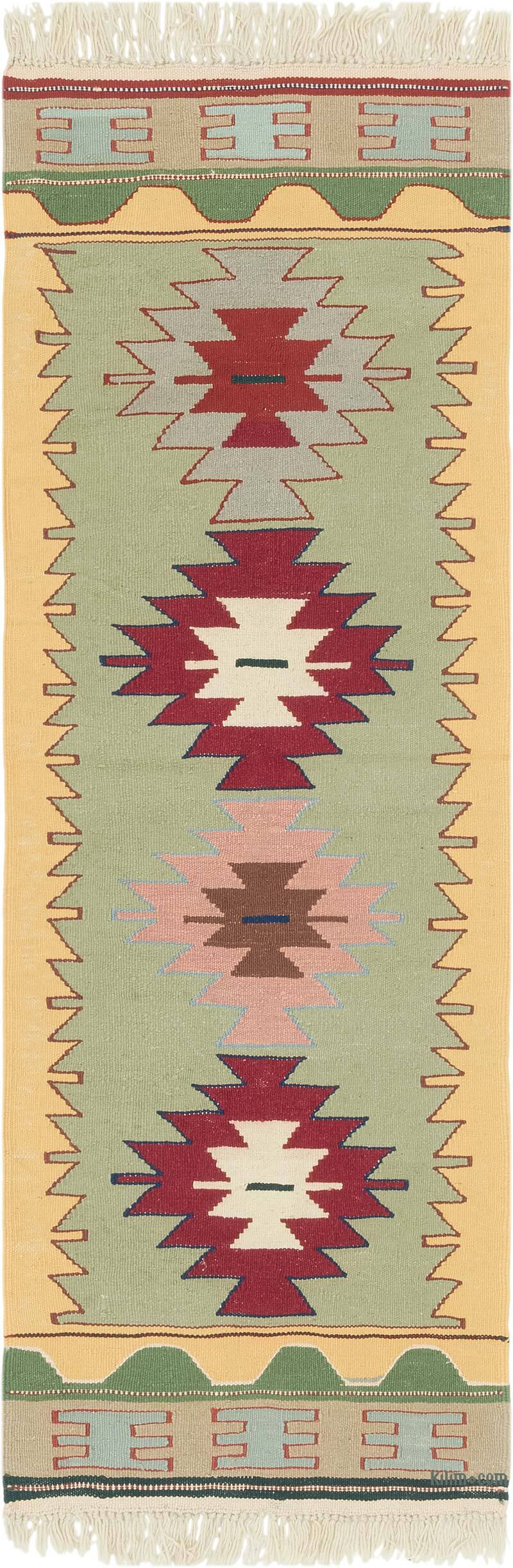 Yeni Kök Boya El Dokuma Kilim - 65 cm x 180 cm - K0081931