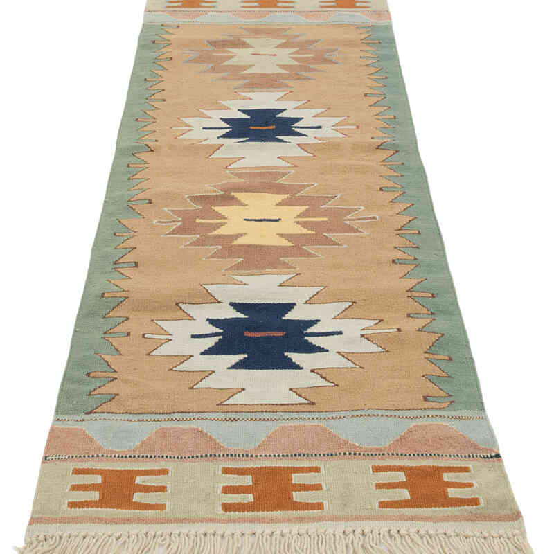 Nueva Alfombra Turca Kilim - 63 cm x 180 cm - K0081932