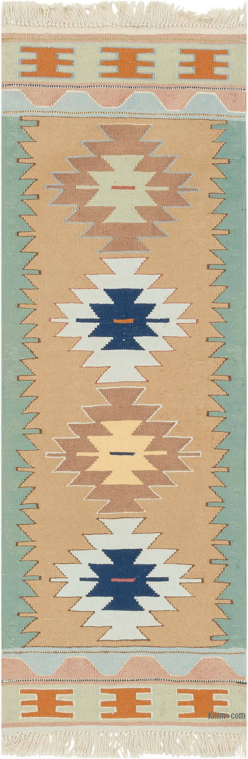 Nueva Alfombra Turca Kilim - 63 cm x 180 cm - K0081932