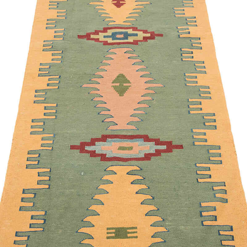 Yeni Kök Boya El Dokuma Kilim - 81 cm x 265 cm - K0081941