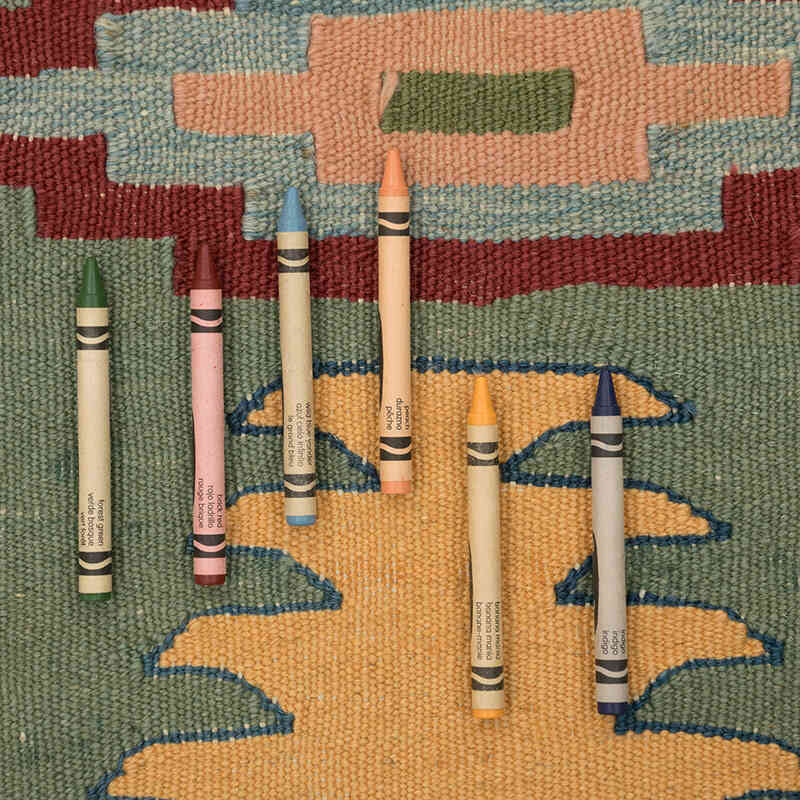Yeni Kök Boya El Dokuma Kilim - 81 cm x 265 cm - K0081941