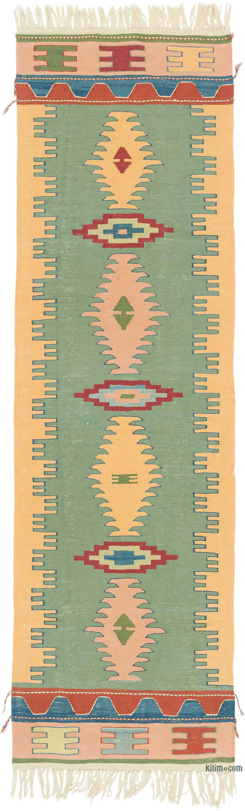 Yeni Kök Boya El Dokuma Kilim - 81 cm x 265 cm - K0081941