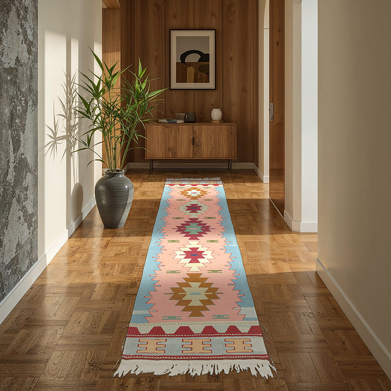 Nueva Alfombra Turca Kilim - 82 cm x 262 cm - K0081942