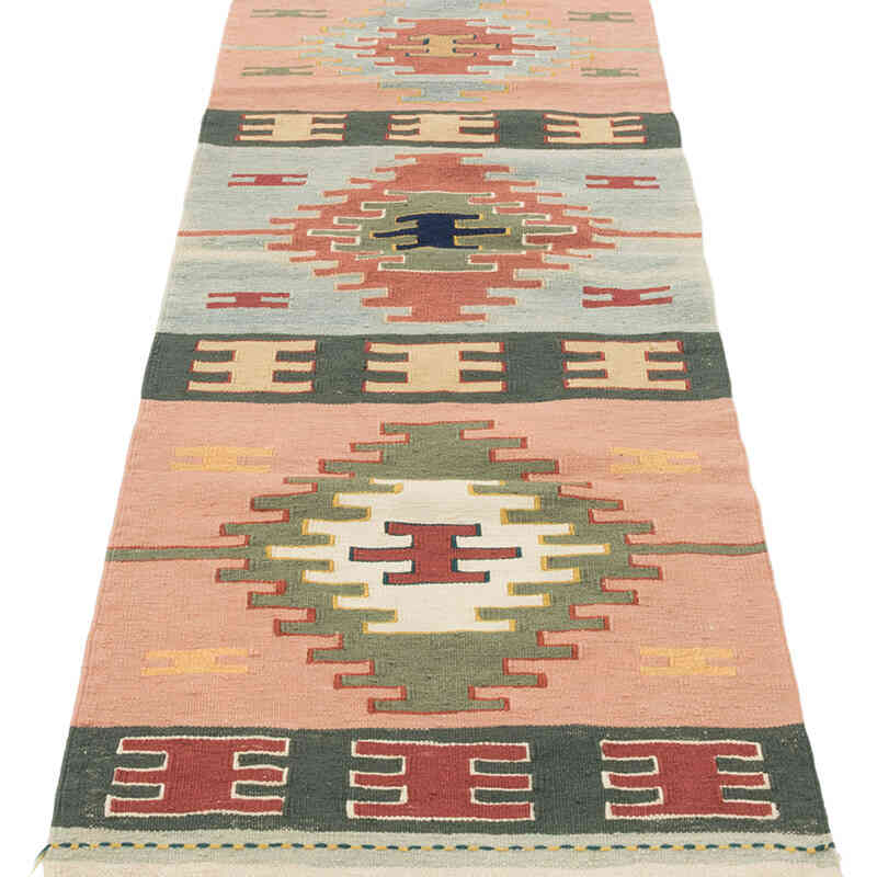 New Handwoven Turkish Kilim Rug - 1' 11" x 5' 8" (23" x 68") - K0081945