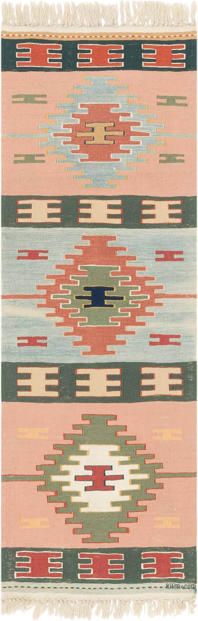 New Handwoven Turkish Kilim Rug - 1' 11" x 5' 8" (23" x 68") - K0081945