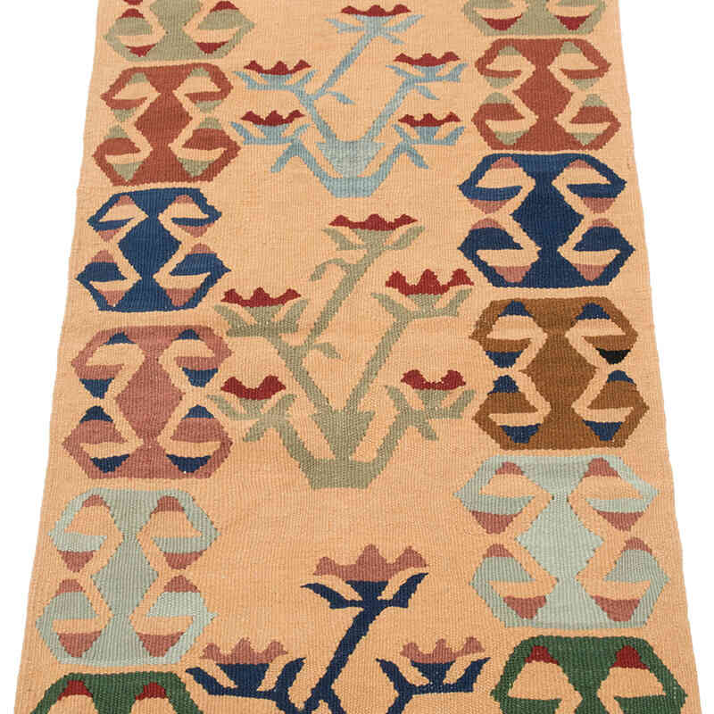 New Handwoven Turkish Kilim Rug - 1' 10" x 5' 11" (22" x 71") - K0081947