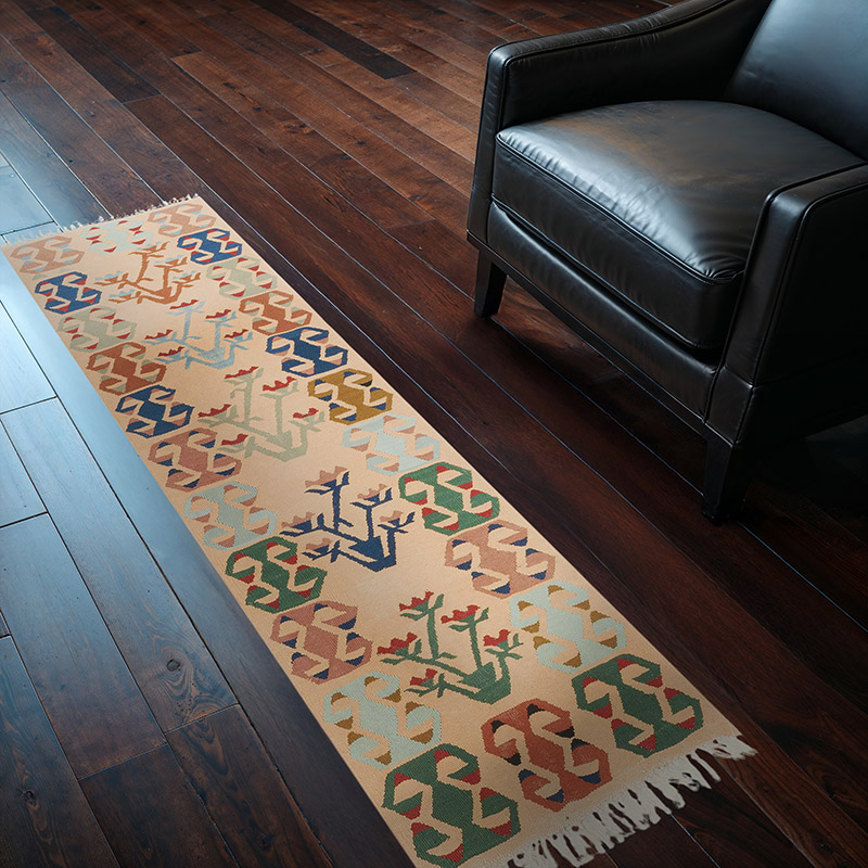 Nueva Alfombra Turca Kilim - 56 cm x 181 cm - K0081947