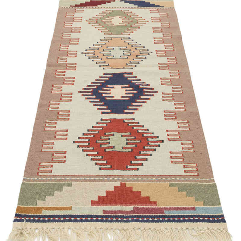 New Handwoven Turkish Kilim Rug - 2'  x 5' 8" (24" x 68") - K0081949