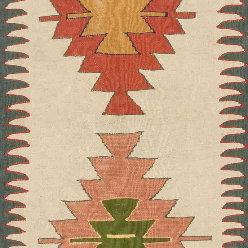 New Handwoven Turkish Kilim Rug - 2'  x 5' 5" (24" x 65") - K0081950