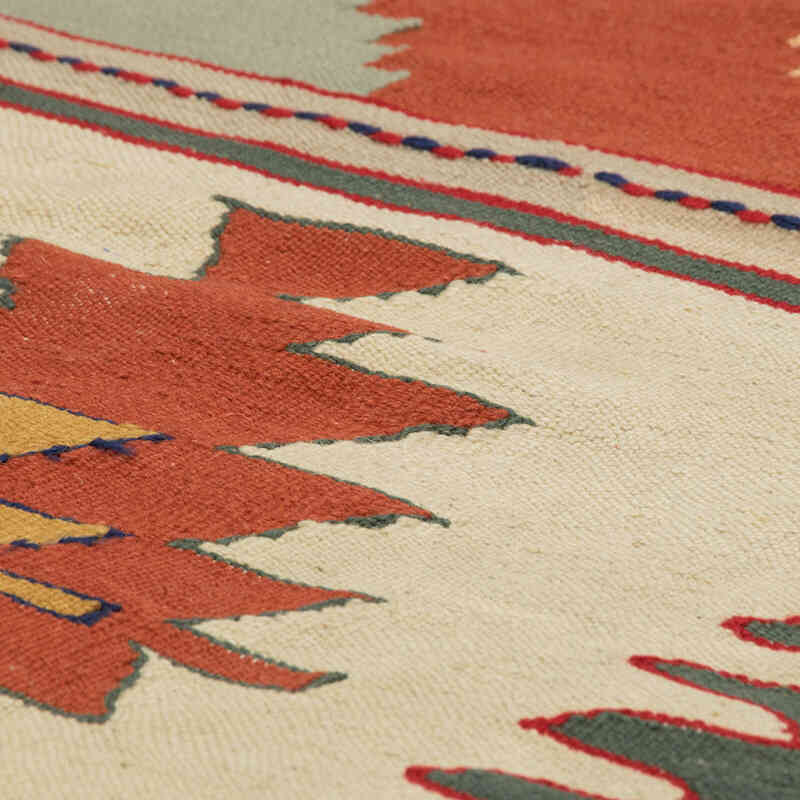 New Handwoven Turkish Kilim Rug - 2'  x 5' 5" (24" x 65") - K0081950