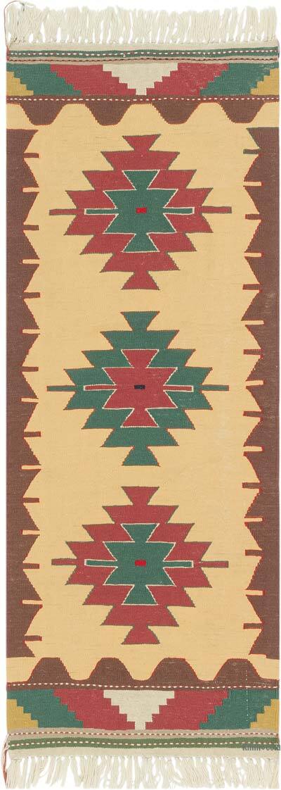 Nueva Alfombra Turca Kilim - 63 cm x 170 cm