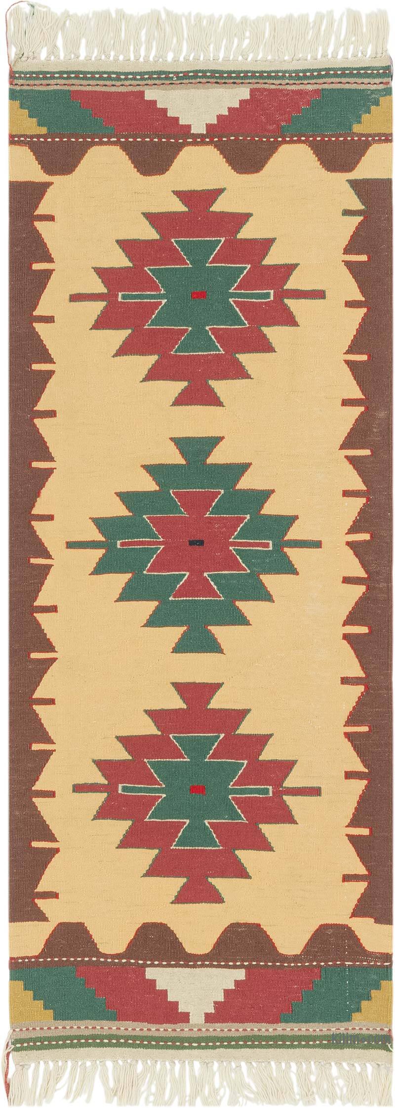 Nueva Alfombra Turca Kilim - 63 cm x 170 cm - K0081951