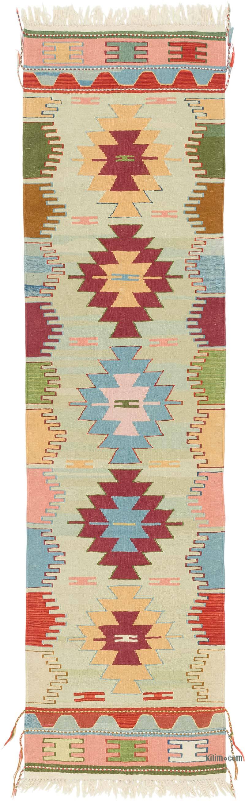 Nueva Alfombra Turca Kilim - 78 cm x 283 cm - K0081954