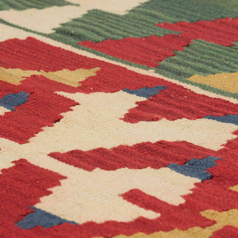 New Handwoven Turkish Kilim Rug - 4'  x 6' 2" (48" x 74") - K0081956
