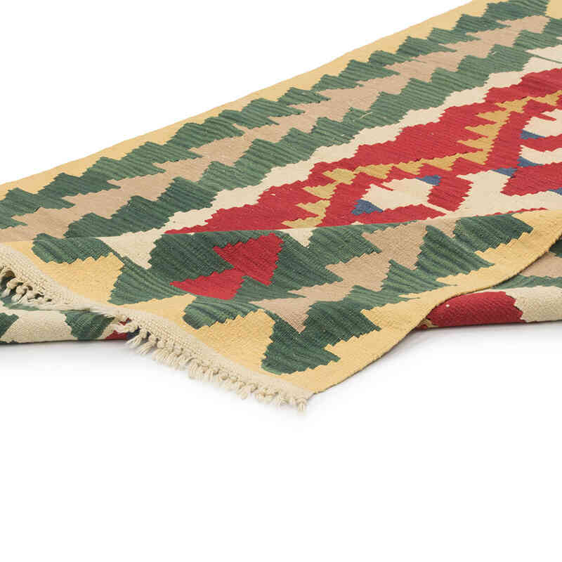 New Handwoven Turkish Kilim Rug - 4'  x 6' 2" (48" x 74") - K0081956