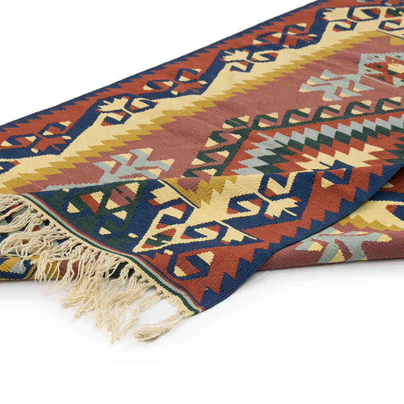 Nueva Alfombra Turca Kilim - 124 cm x 173 cm - K0081957