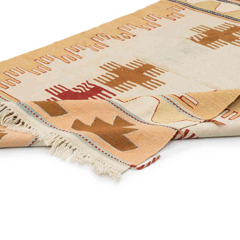 New Handwoven Turkish Kilim Rug - 3' 10" x 5' 10" (46" x 70") - K0081958