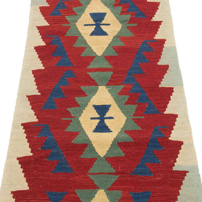 New Handwoven Turkish Kilim Rug - 2'  x 5' 9" (24" x 69") - K0081961