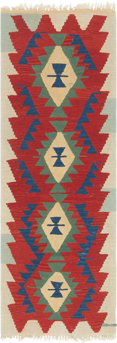 New Handwoven Turkish Kilim Rug - 2'  x 5' 9" (24" x 69")