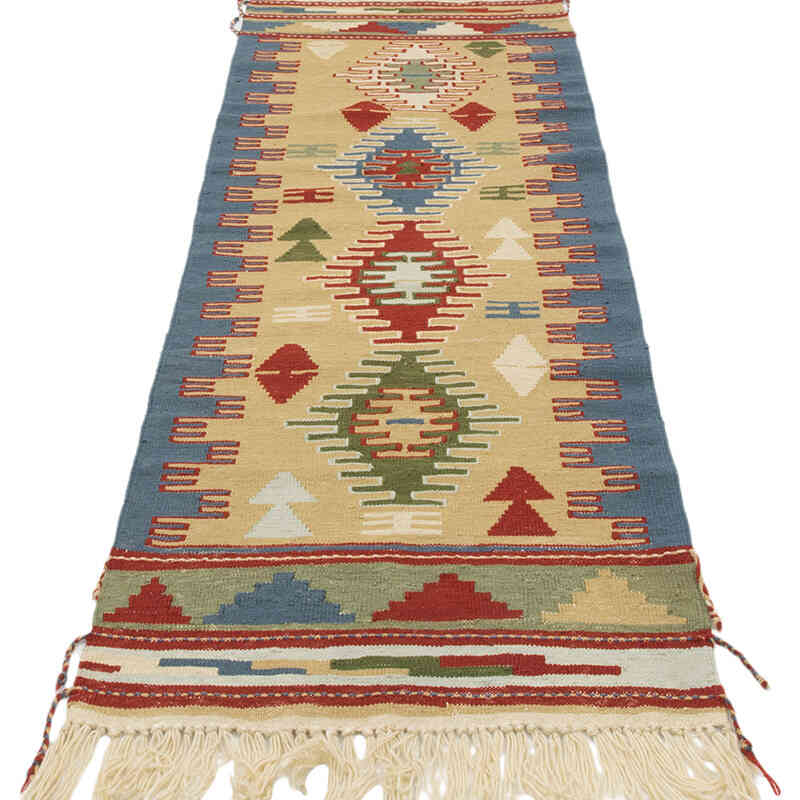 New Handwoven Turkish Kilim Rug - 2'  x 5' 11" (24" x 71") - K0081962