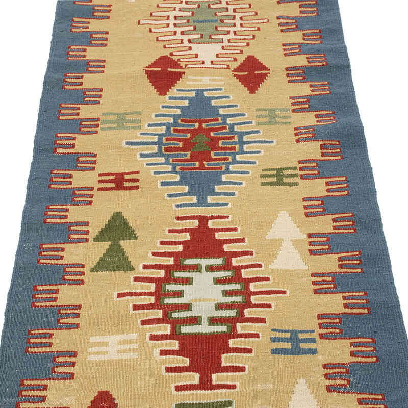 New Handwoven Turkish Kilim Rug - 2'  x 5' 11" (24" x 71") - K0081962