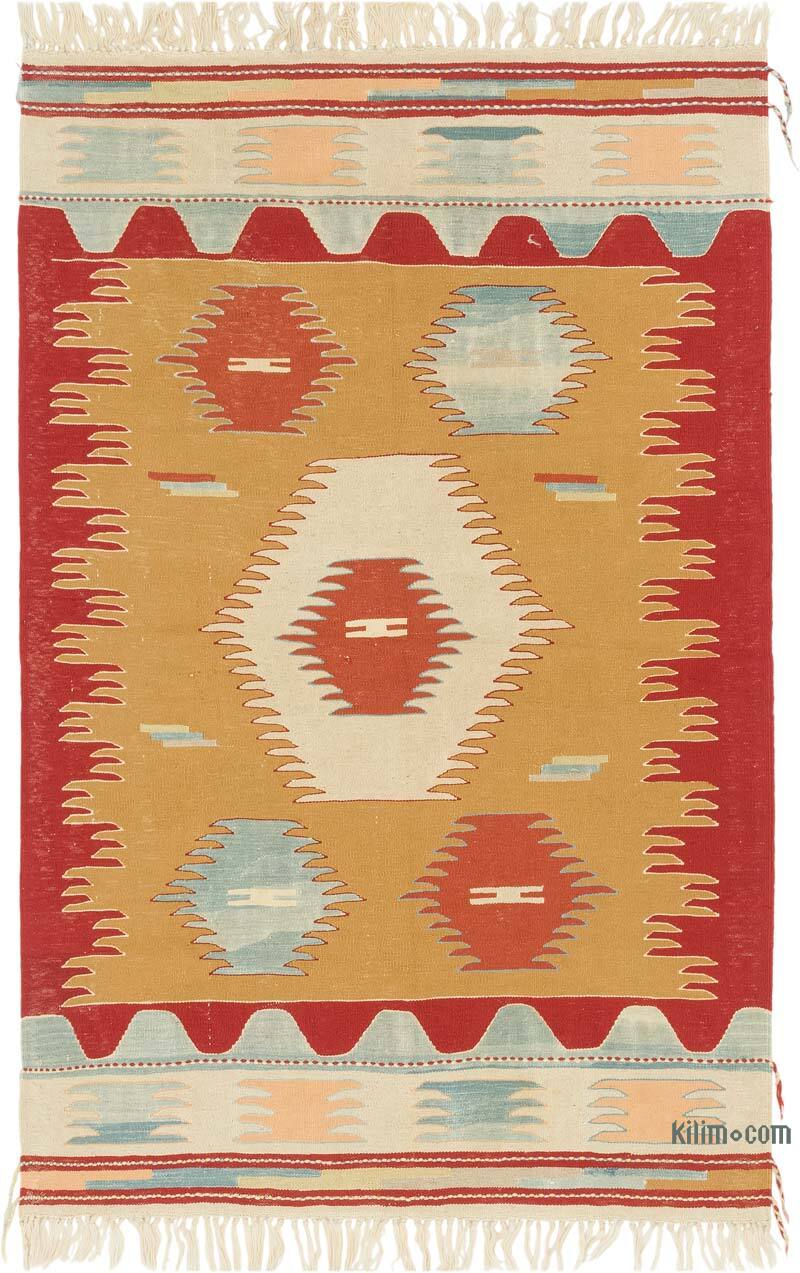 New Handwoven Turkish Kilim Rug - 3' 9" x 5' 10" (45" x 70") - K0081964