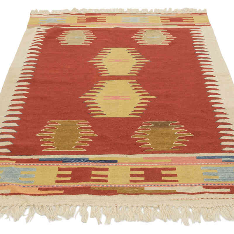 Yeni Kök Boya El Dokuma Kilim - 121 cm x 180 cm - K0081965