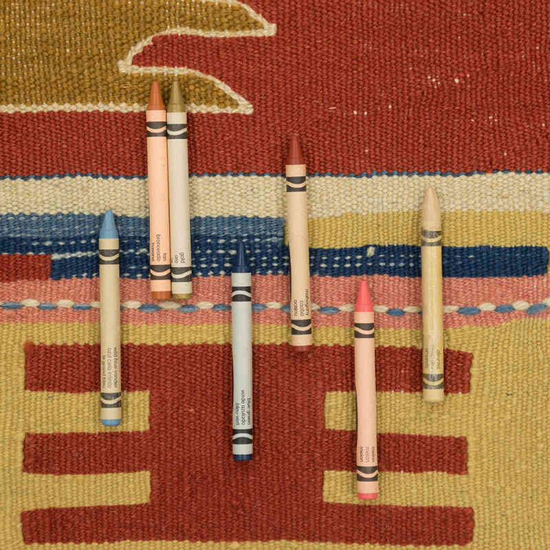 Yeni Kök Boya El Dokuma Kilim - 121 cm x 180 cm - K0081965