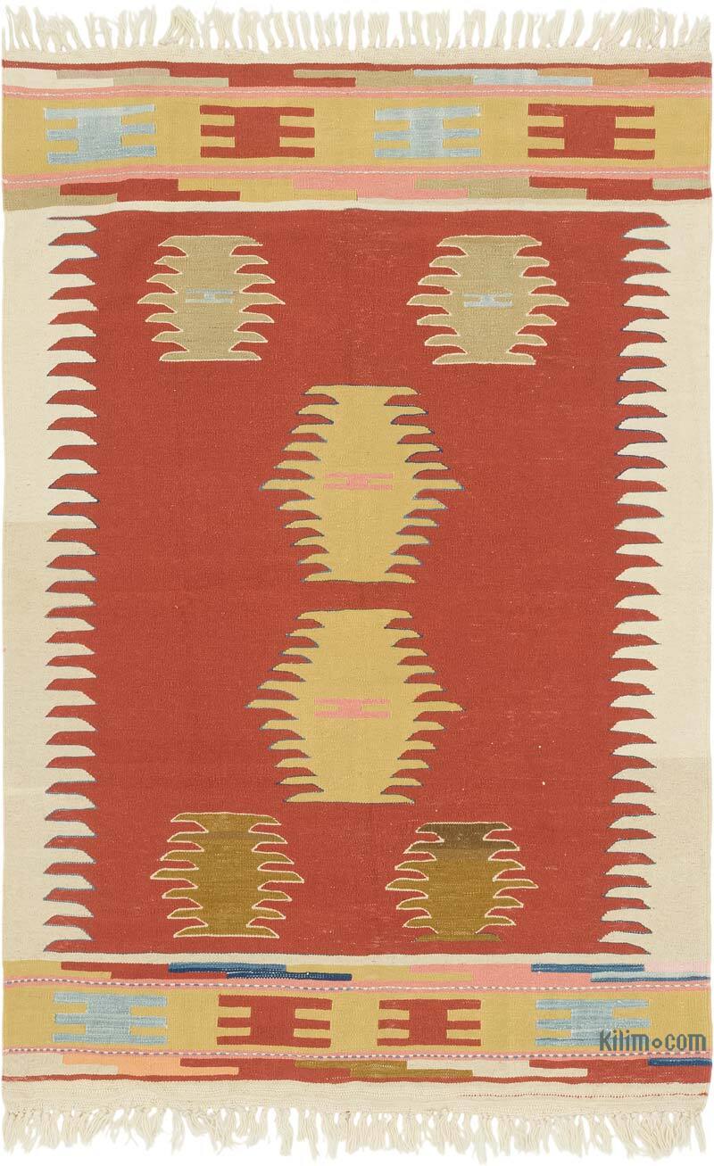 Yeni Kök Boya El Dokuma Kilim - 121 cm x 180 cm - K0081965
