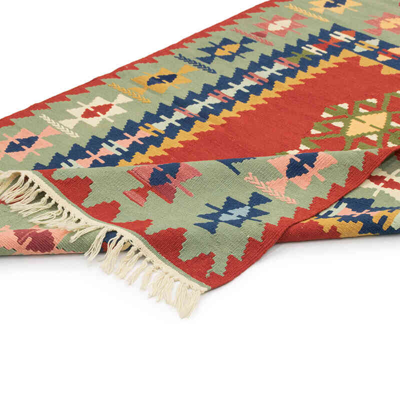 New Handwoven Turkish Kilim Rug - 3' 11" x 5' 7" (47" x 67") - K0081967