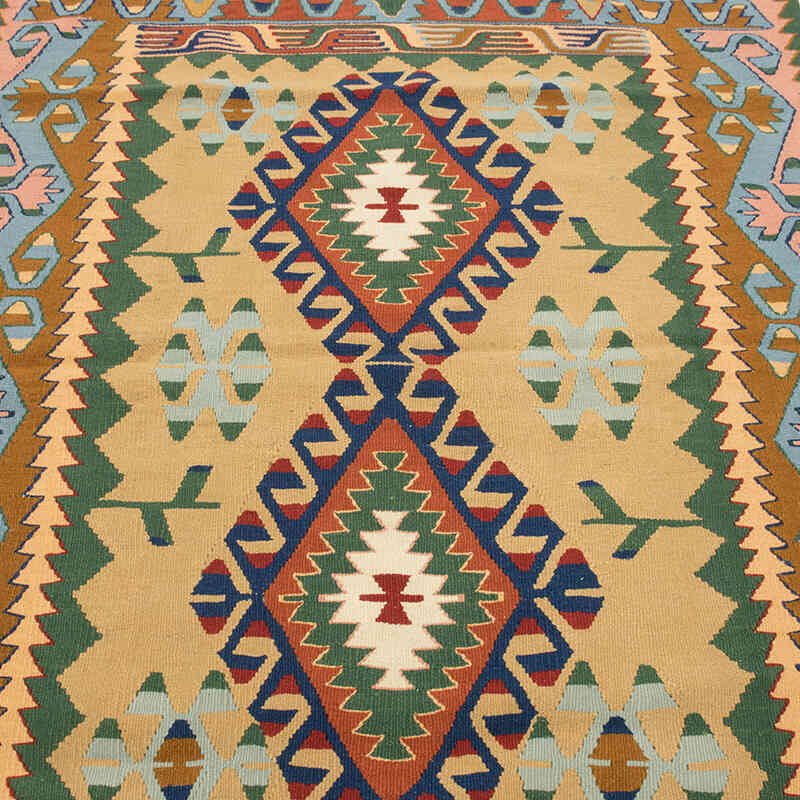 New Handwoven Turkish Kilim Rug - 4'  x 5' 9" (48" x 69") - K0081968