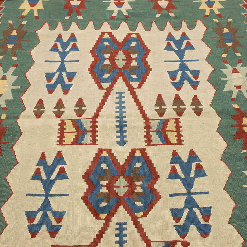 New Handwoven Turkish Kilim Rug - 3' 10" x 5' 7" (46" x 67") - K0081969