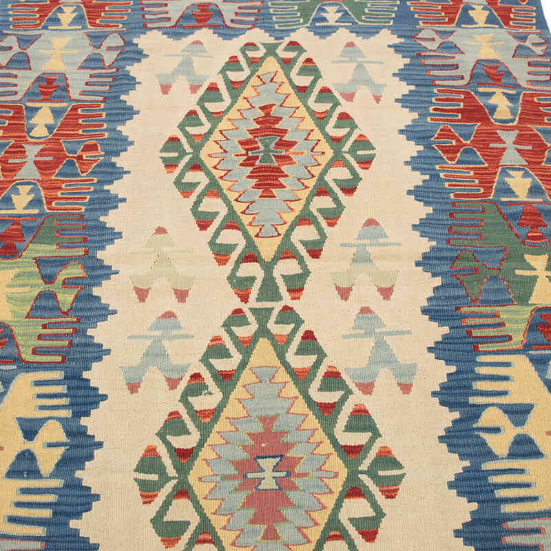 New Handwoven Turkish Kilim Rug - 3' 11" x 5' 11" (47" x 71") - K0081970
