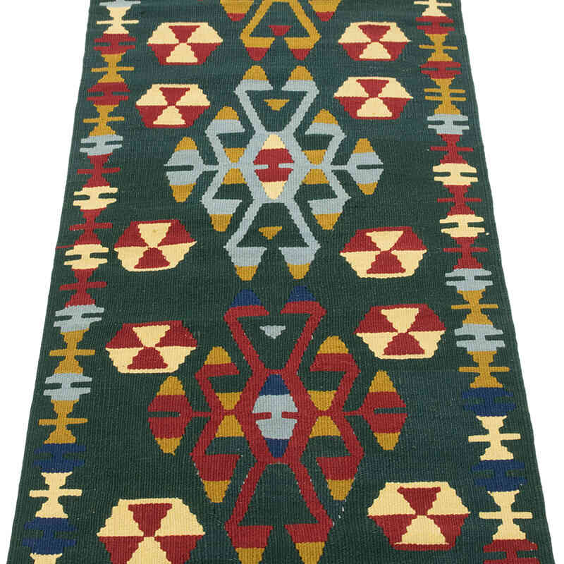 Yeni Kök Boya El Dokuma Kilim - 62 cm x 181 cm - K0081971